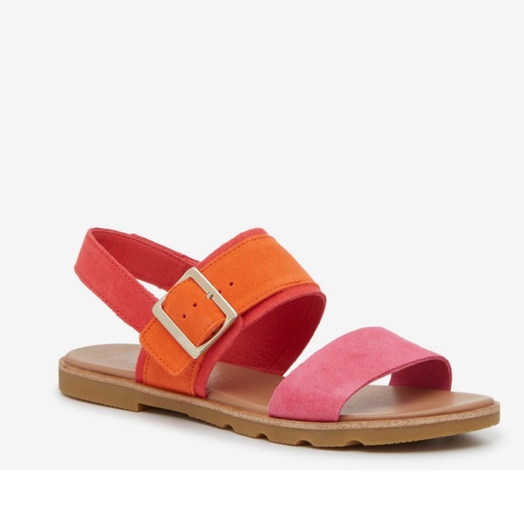 SOREL Womens Ella III Pink Slingbacks Size 9 - Picture 1 of 4